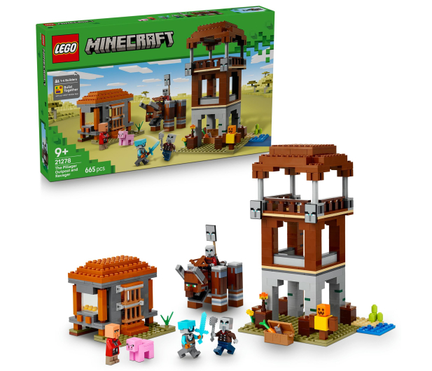 LEGO Minecraft 21278 Kryjówka rozbójników i dewastatorów - 1331614 - zdjęcie 2